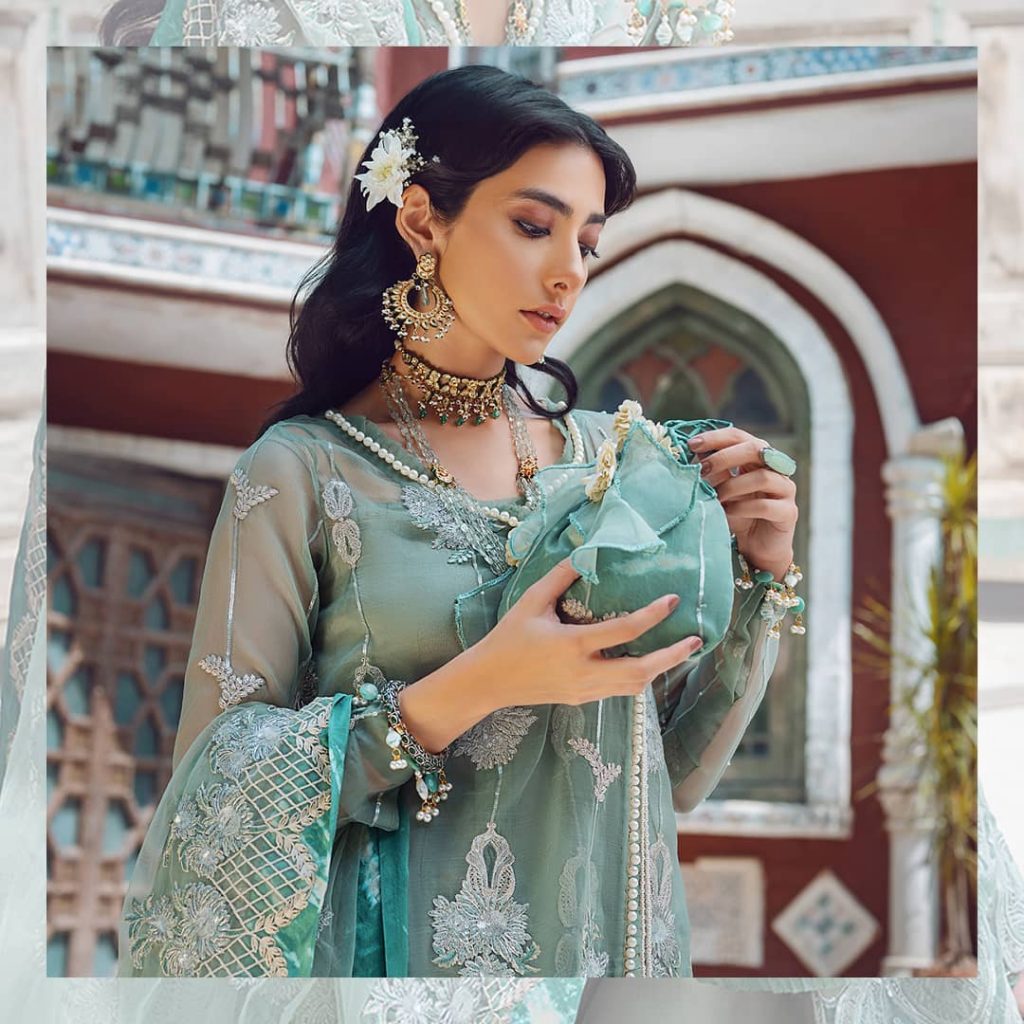 Gorgeous Eman Suleman Featured In Kinaar Festive Collection 