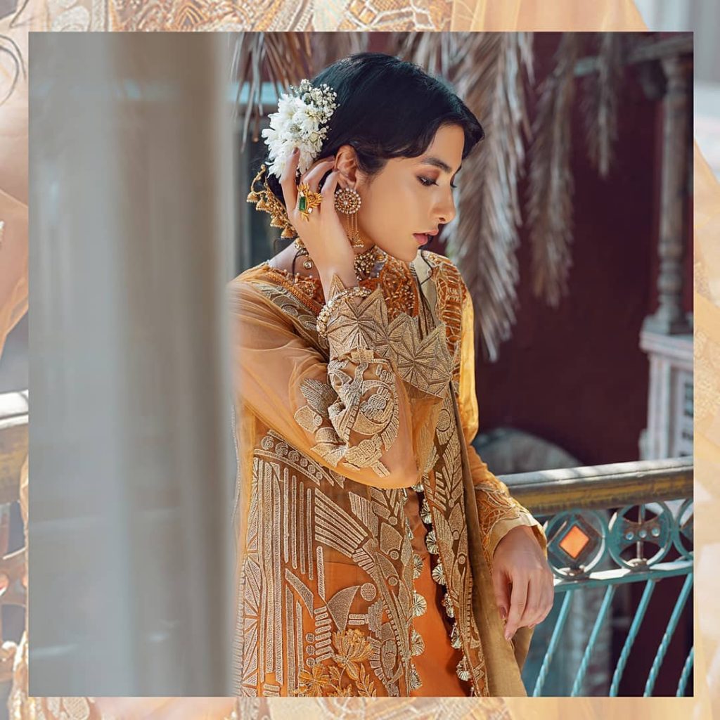 Gorgeous Eman Suleman Featured In Kinaar Festive Collection 