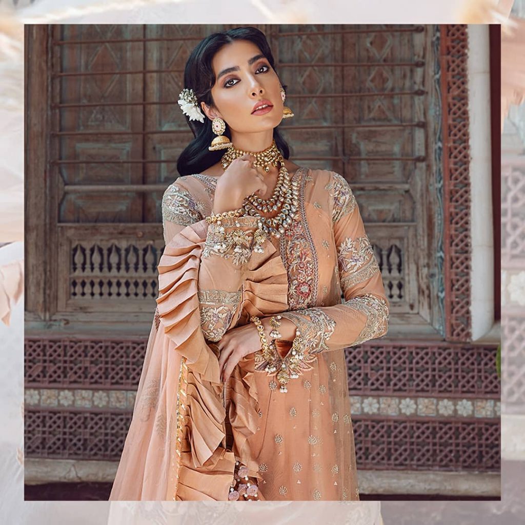 Gorgeous Eman Suleman Featured In Kinaar Festive Collection 