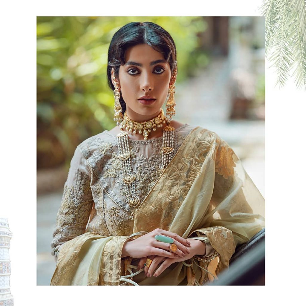 Gorgeous Eman Suleman Featured In Kinaar Festive Collection 