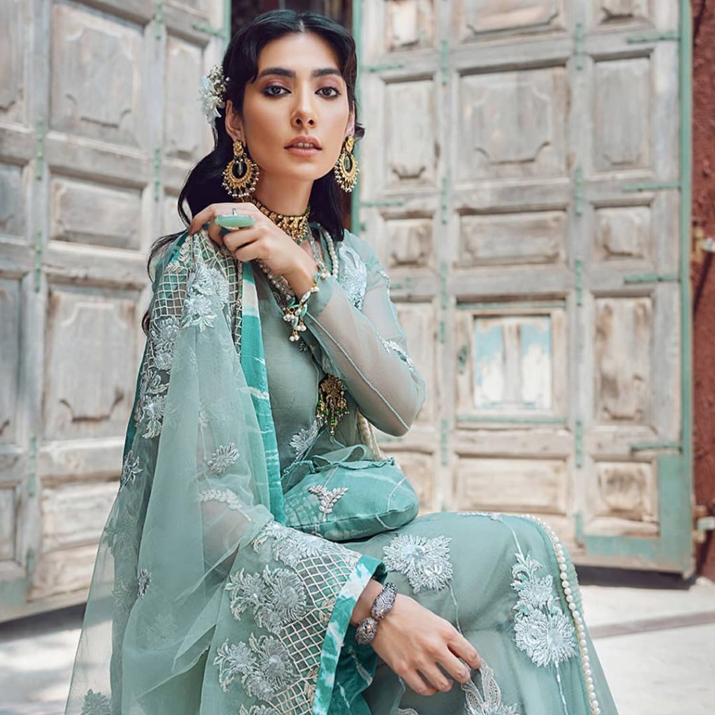 Gorgeous Eman Suleman Featured In Kinaar Festive Collection 