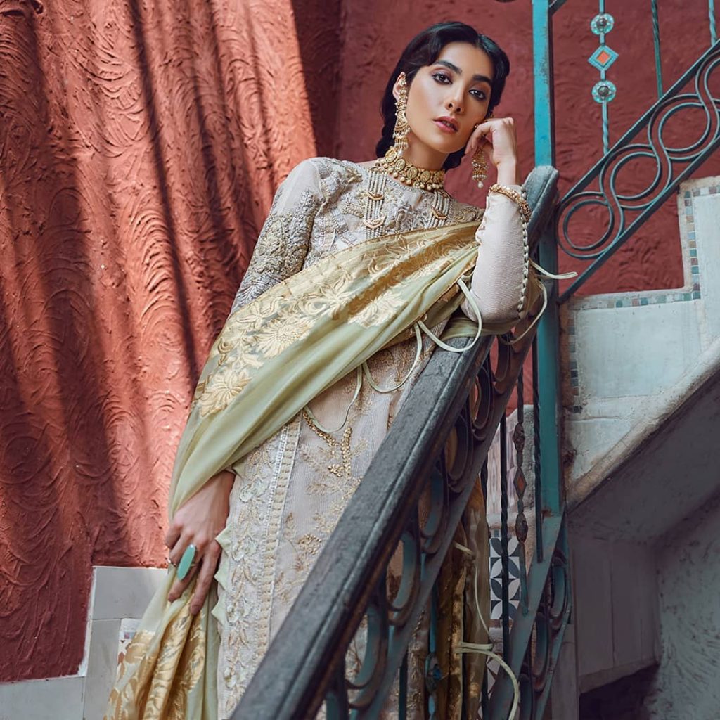 Gorgeous Eman Suleman Featured In Kinaar Festive Collection 