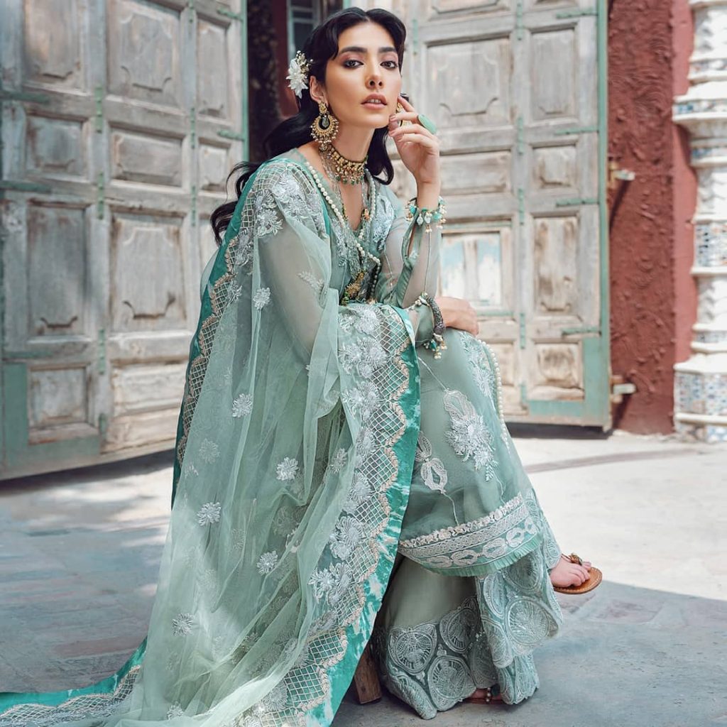 Gorgeous Eman Suleman Featured In Kinaar Festive Collection 