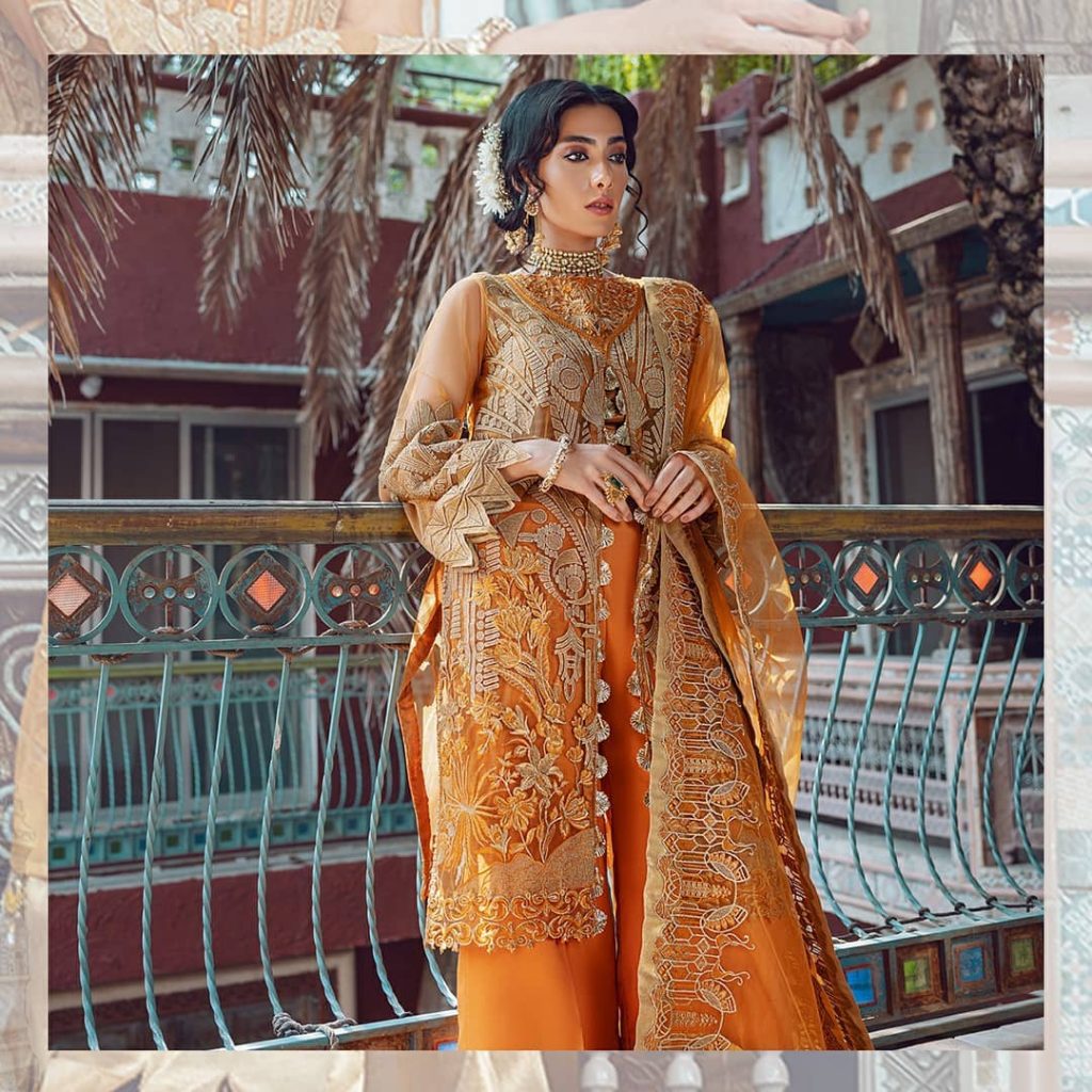 Gorgeous Eman Suleman Featured In Kinaar Festive Collection 