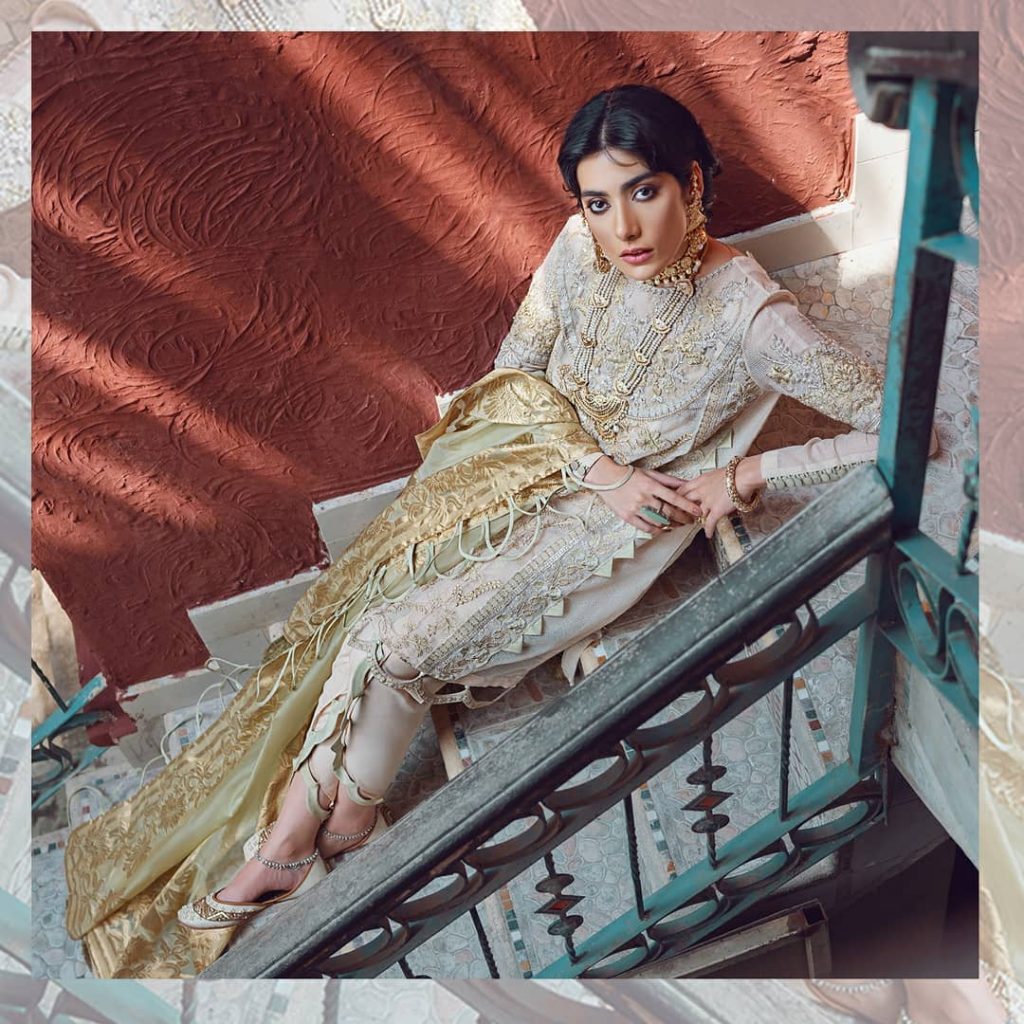 Gorgeous Eman Suleman Featured In Kinaar Festive Collection 