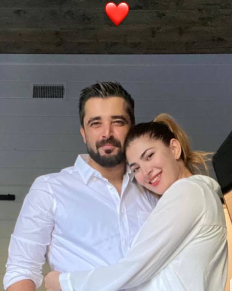 Hamza Abbasi and Naimal Khawar Latest Pictures with their Son