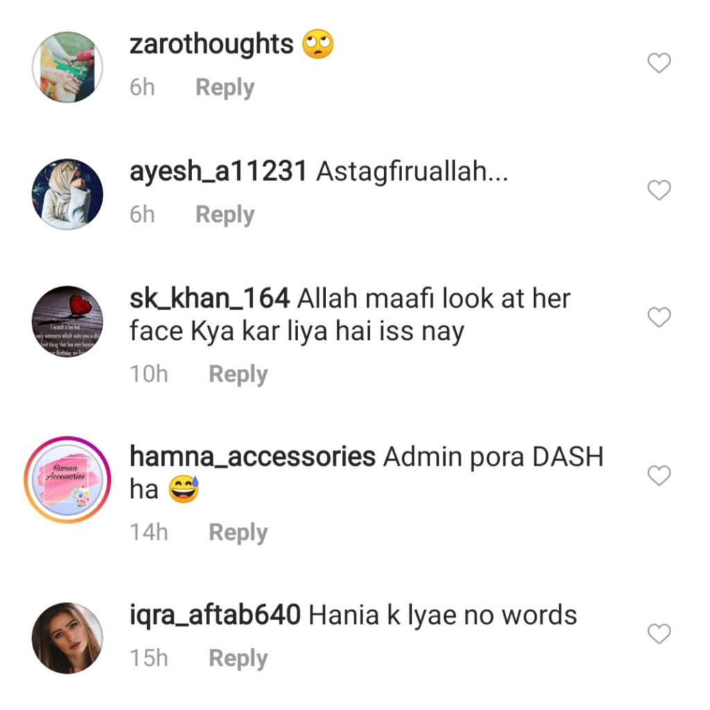 Hania Aamir Facing Some Serious Criticism After Her Latest Pictures