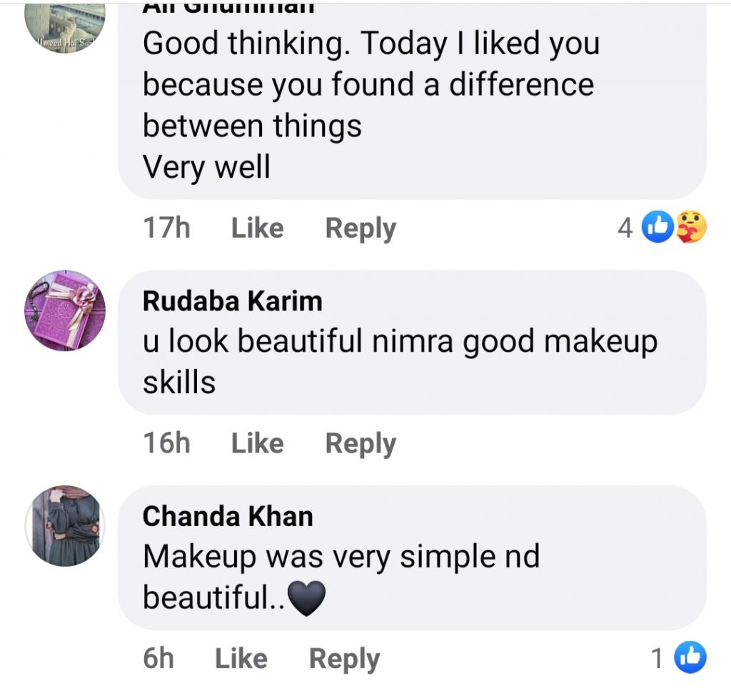 Nimra Ali's First Makeup Tutorial And Public Appreciation