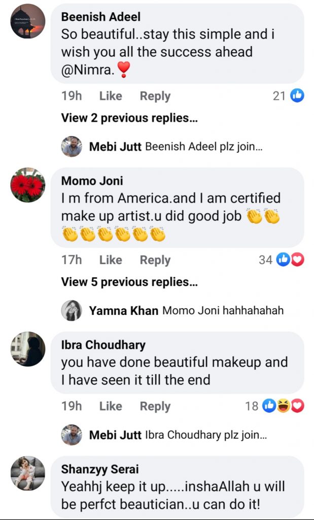 Nimra Ali's First Makeup Tutorial And Public Appreciation