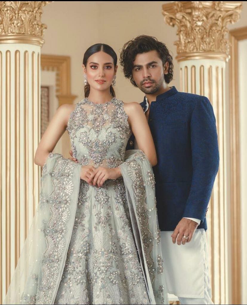 Iqra Aziz, Farhan Saeed Featured In Festive Collection Of Zubia Zainab