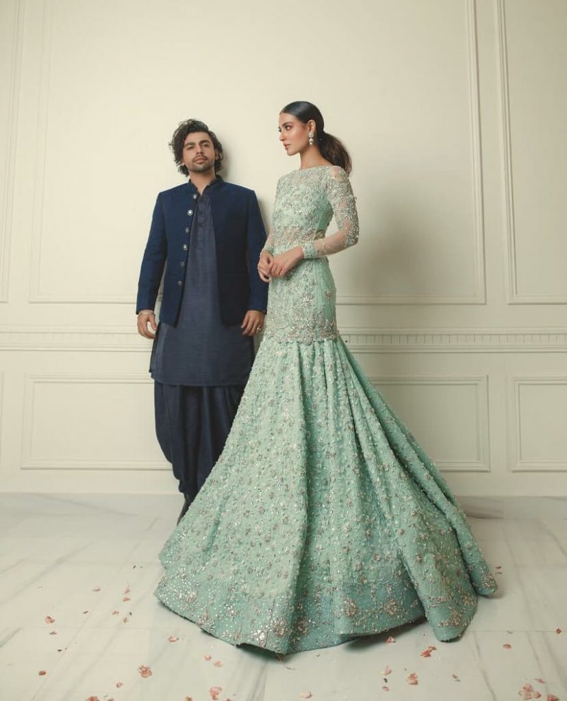 Iqra Aziz, Farhan Saeed Featured In Festive Collection Of Zubia Zainab