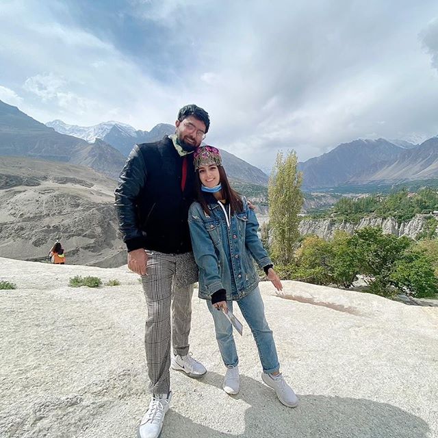 Amazing Pictures of Iqra Aziz and Yasir Hussain from Hunza Trip