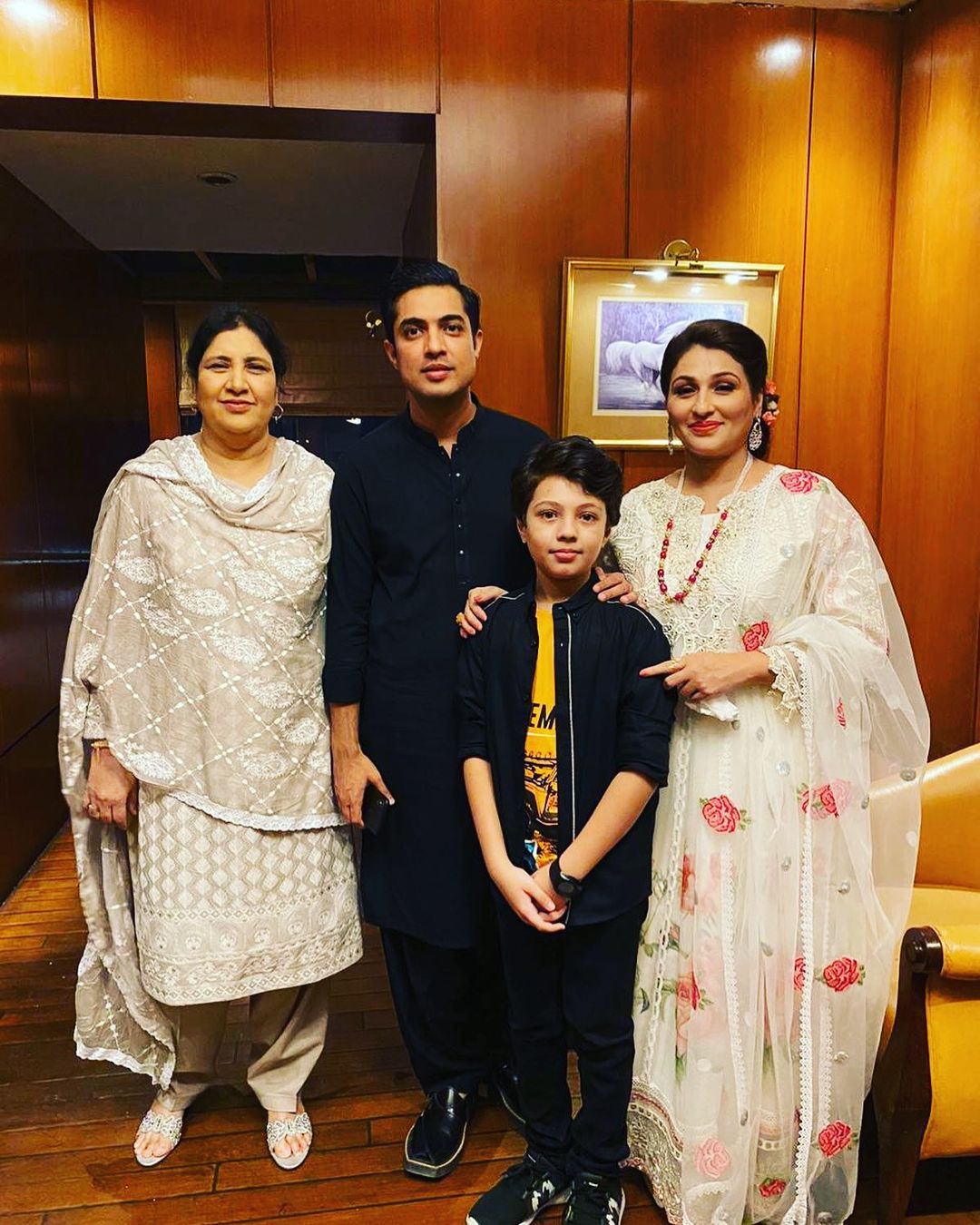 Iqrar ul Hassan with his Family - Latest Pictures