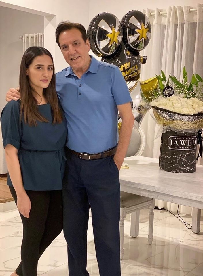 Actor and Director Javed Sheikh Celebrating his Birthday with his Family