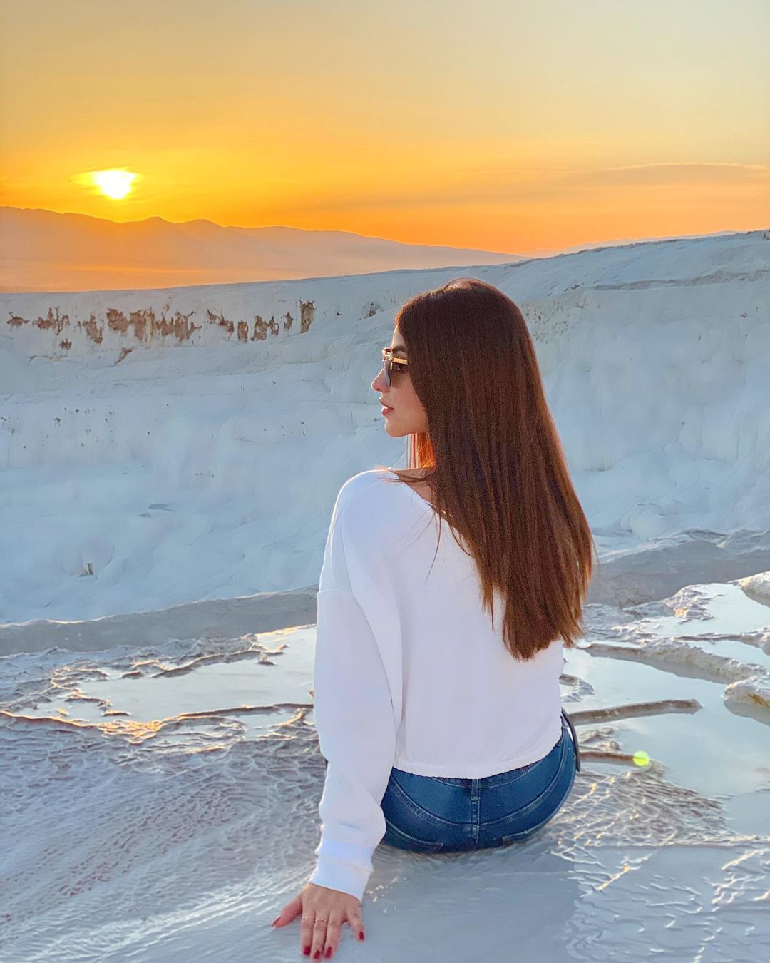 Actress Kinza Hashmi Beautiful Clips from her Trip to Turkey