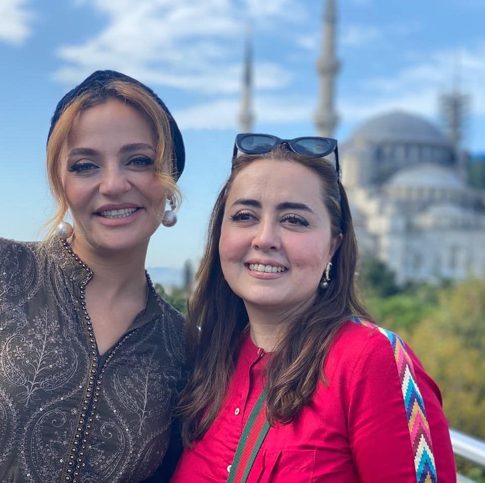 Maria.B Latest Clicks with her Daughter Fatima from Istanbul Turkey