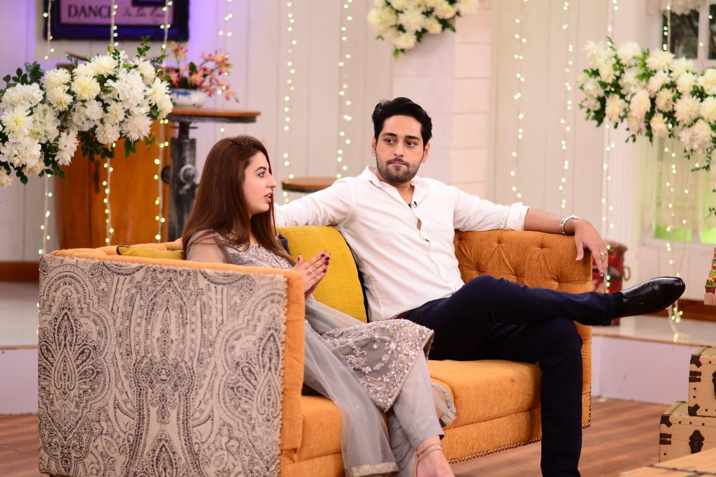 Newly Married Salman Saeed And Aleena Fatima In Good Morning Pakistan