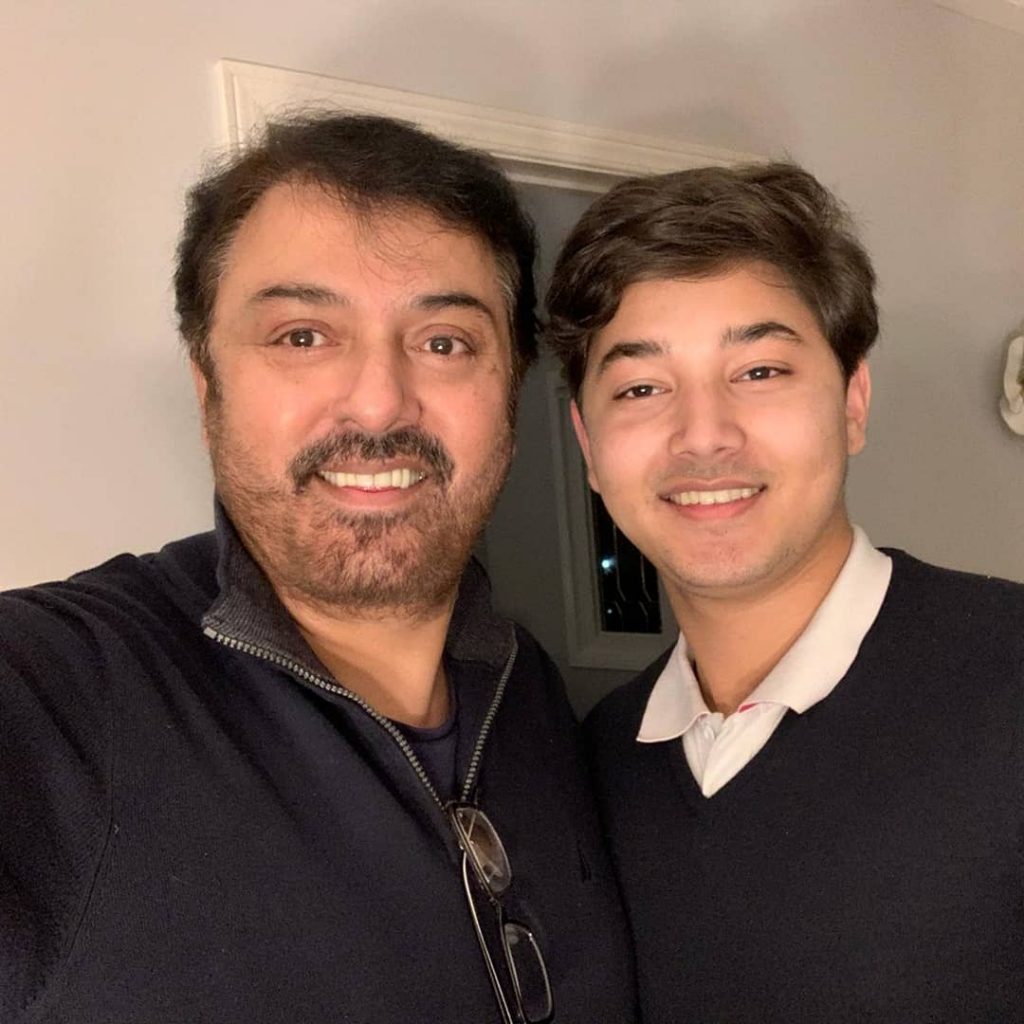 Noman Ijaz And Son Have Fun Time Together