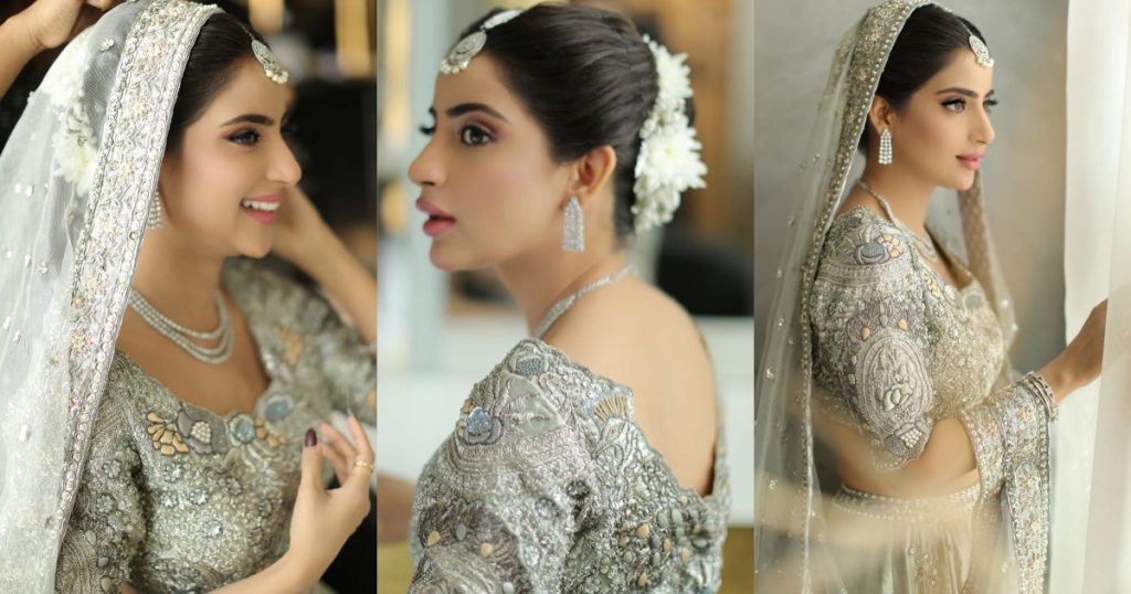 Saboor Aly Dolled Up For Bridal Shoot