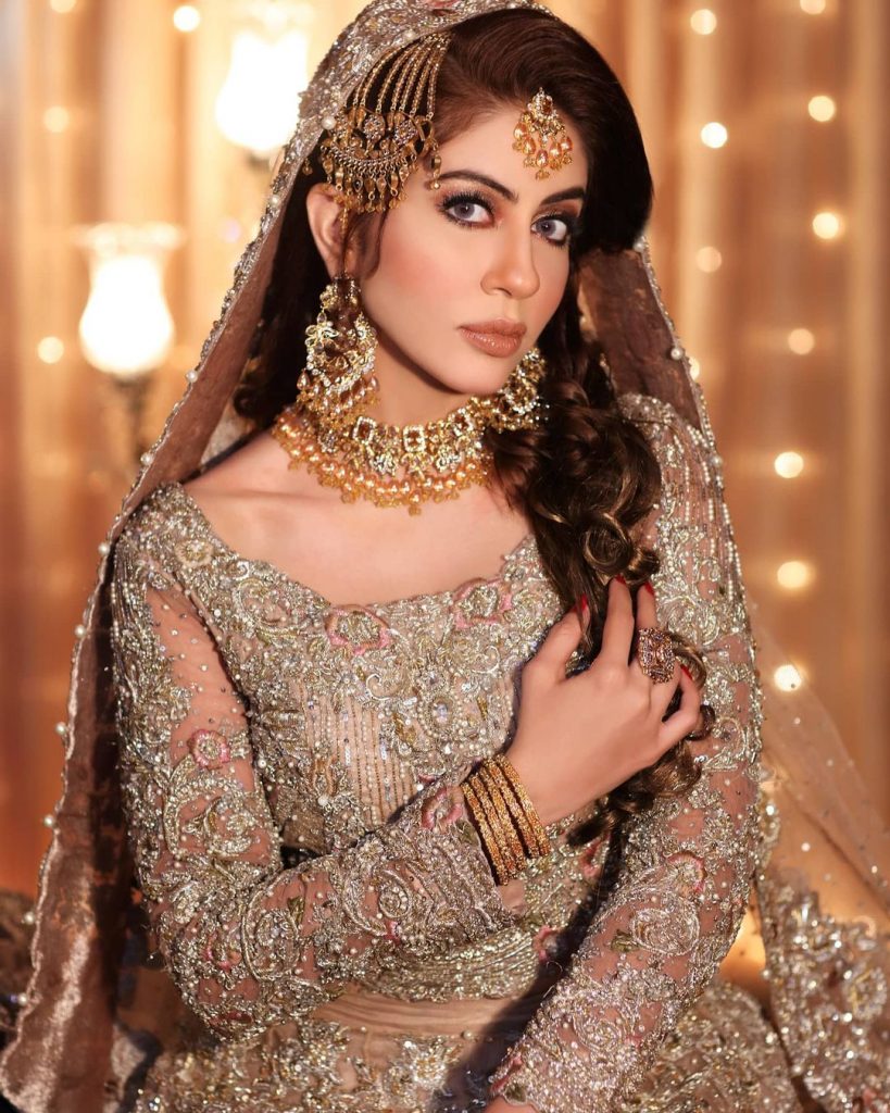 Sadia Faisal Looks Stunning In Bridal Photoshoot