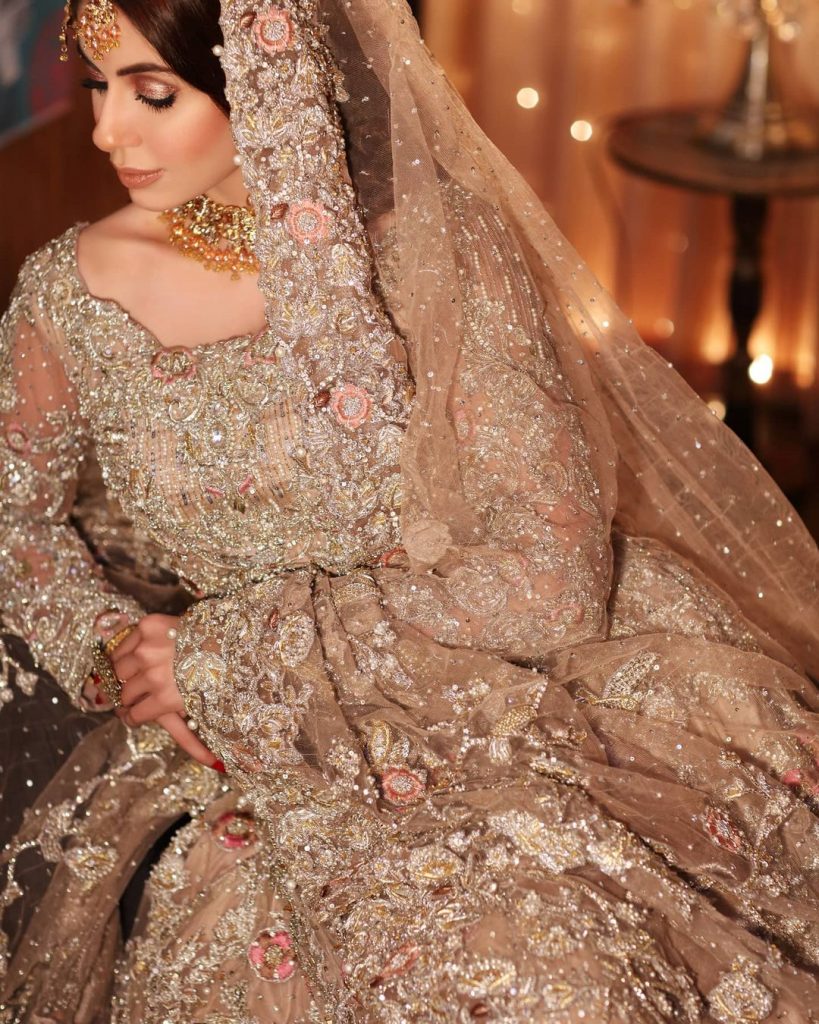 Sadia Faisal Looks Stunning In Bridal Photoshoot