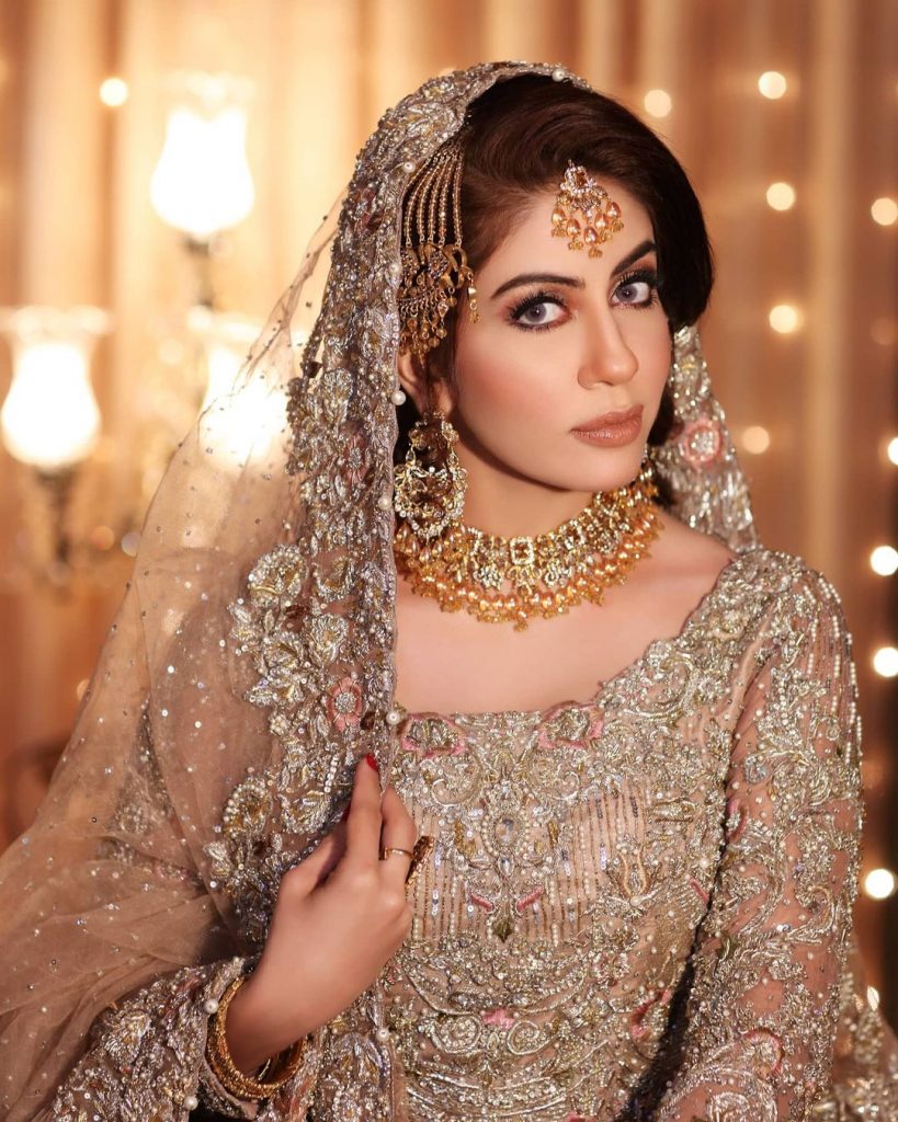 Sadia Faisal Looks Stunning In Bridal Photoshoot