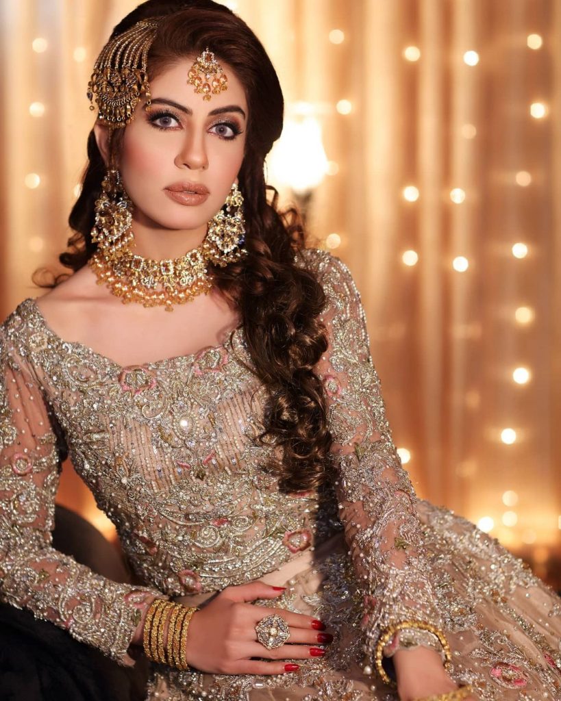 Sadia Faisal Looks Stunning In Bridal Photoshoot