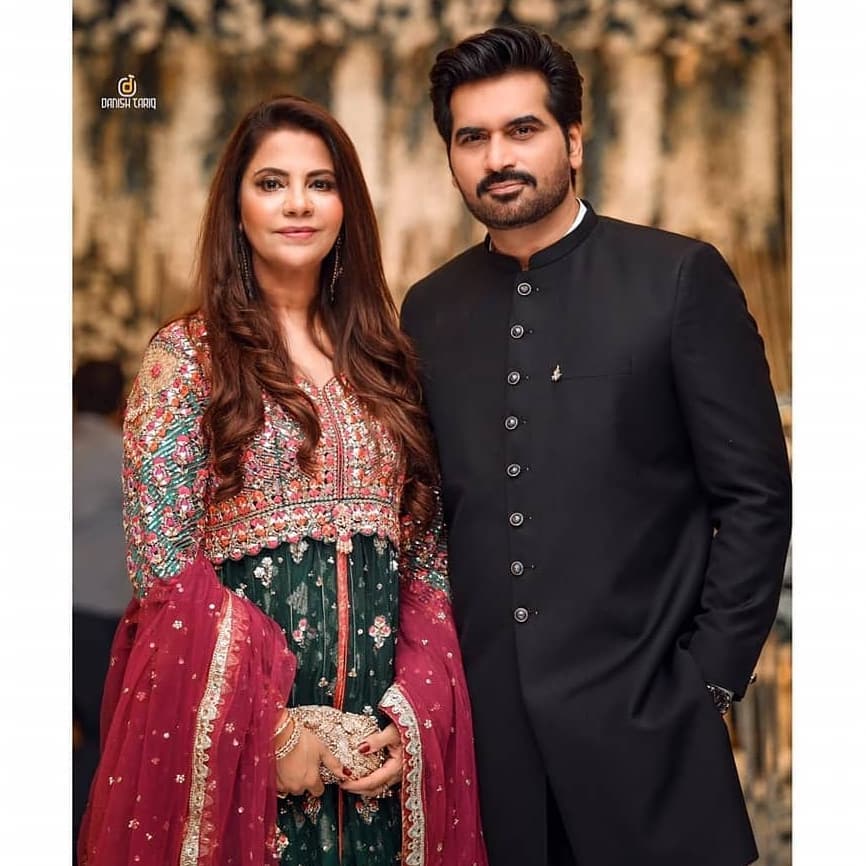 Salman Saeed and Aleena Fatima at Humayun Saeed House - Adorable Pictures