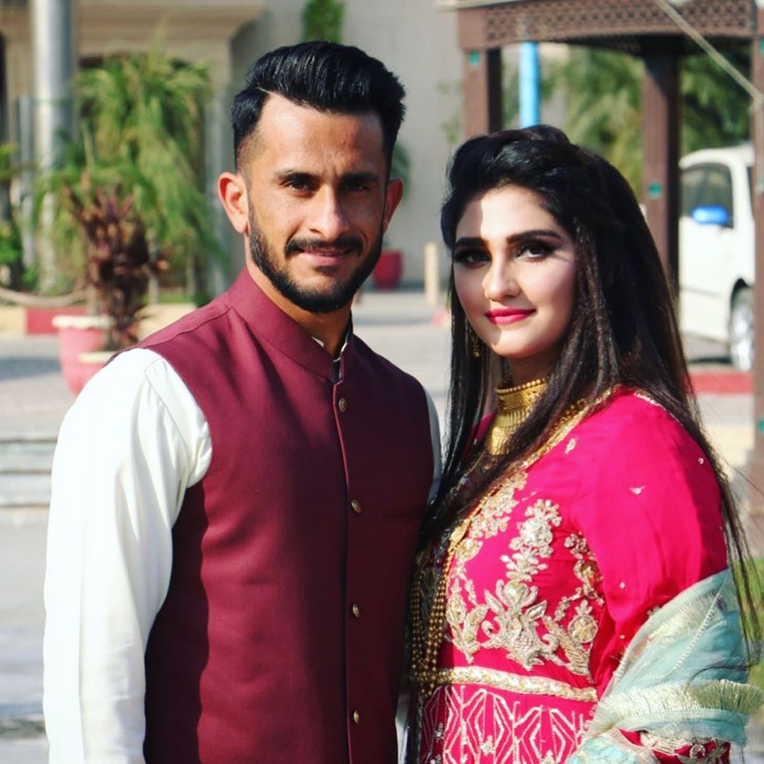 Cricketer Hassan Ali Latest Pictures with his Beautiful Wife Samiya