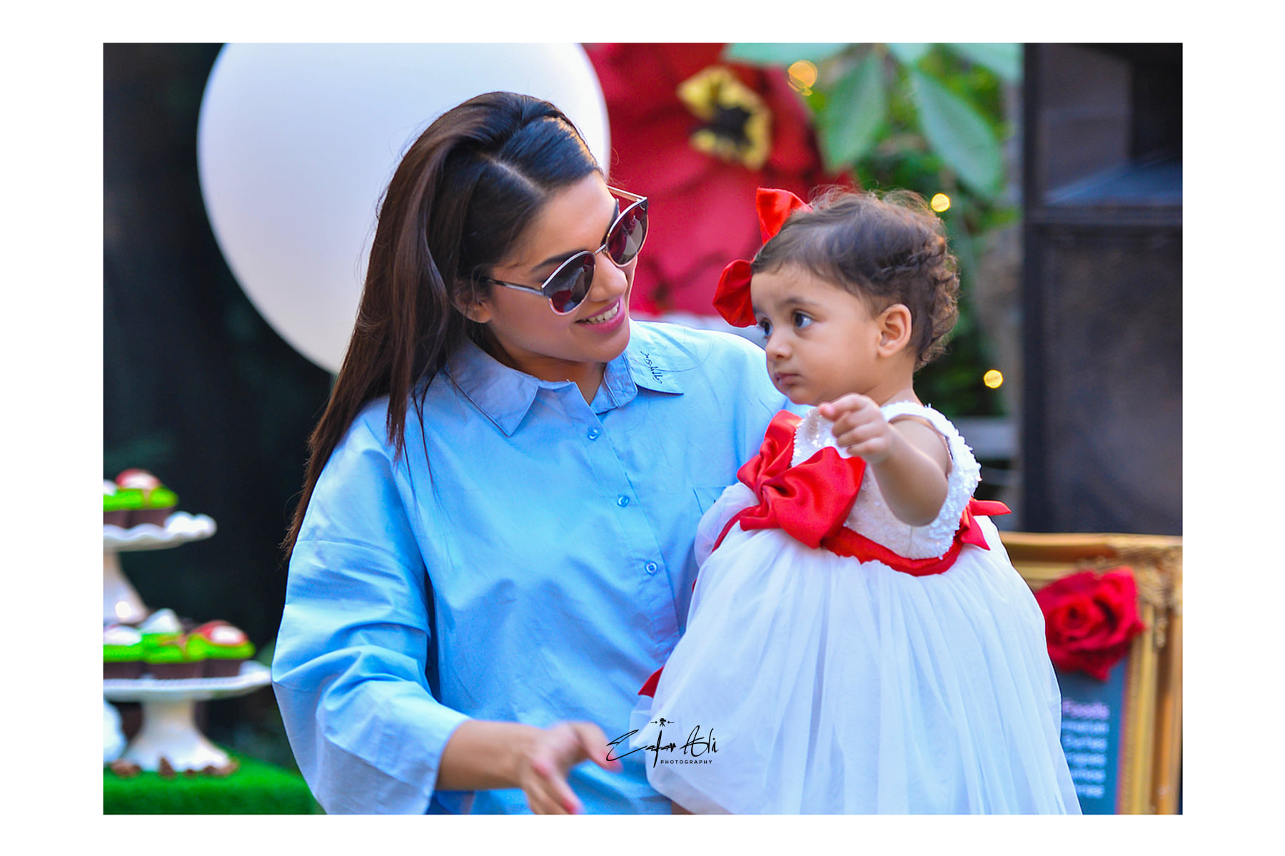 Throwback Pictures of Sanam Jung Daughter Alaya 1st Birthday Party