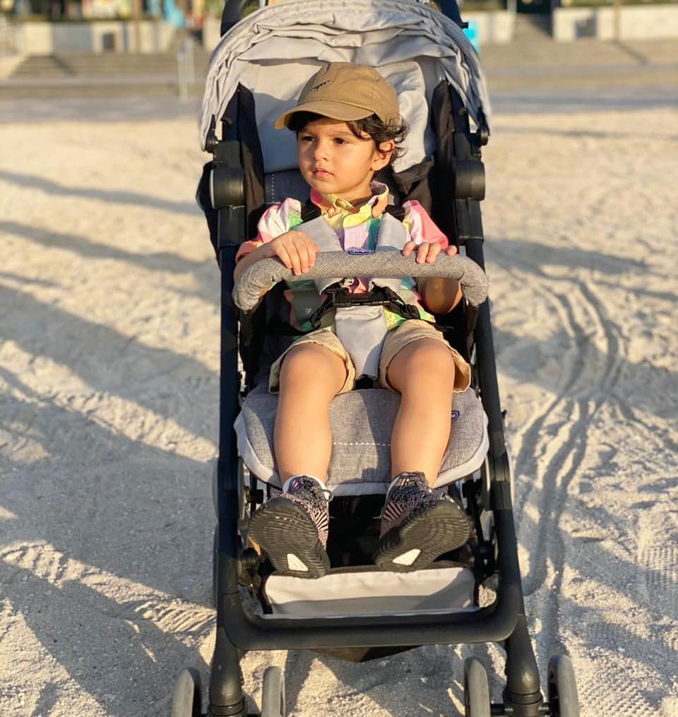 Shoaib Malik and Sania Mirza with their Cute Son Izhaan