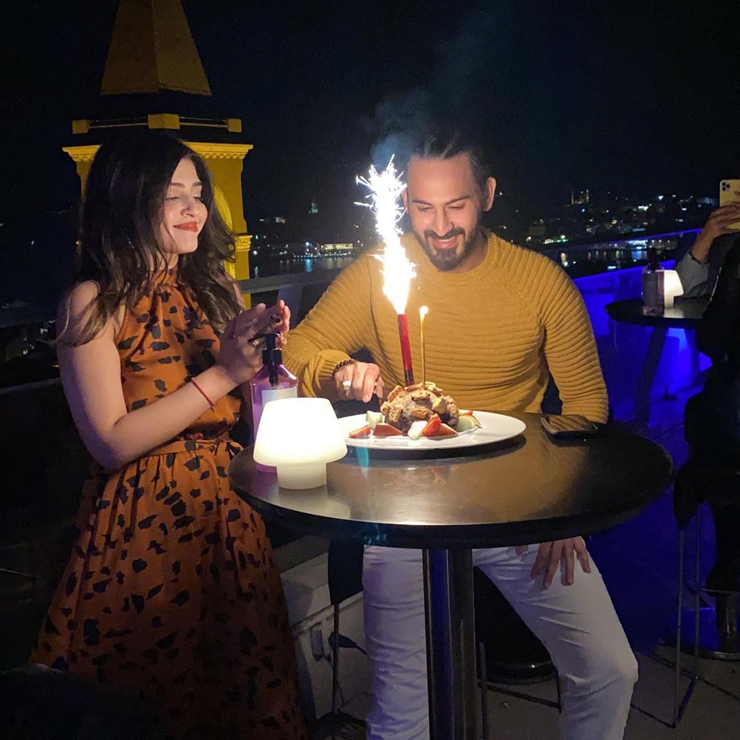 Actor Shan Baig Wife Michelle Celebrated his Birthday in Istanbul