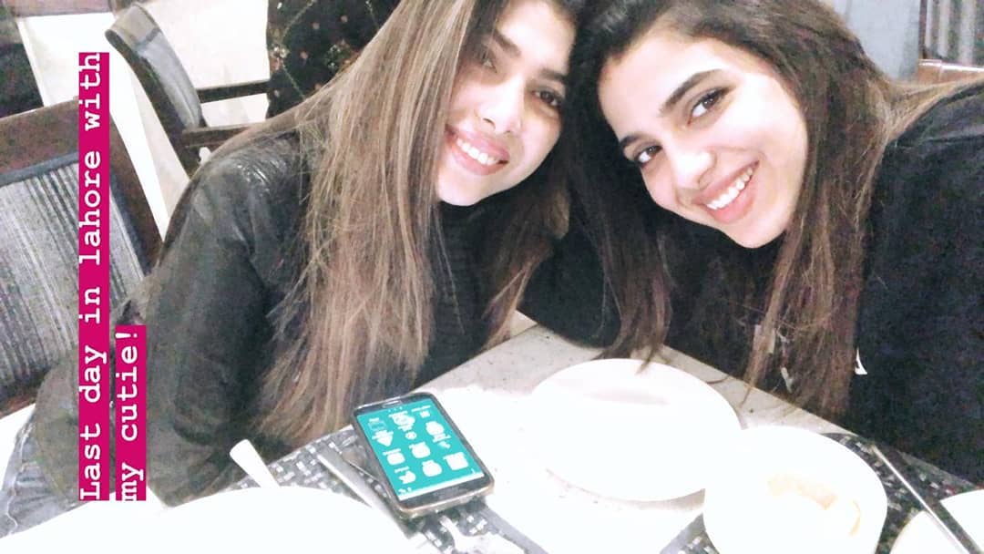 Sonya Hussyn with her Sister Sana Hussyn in USA - Beautiful Pictures