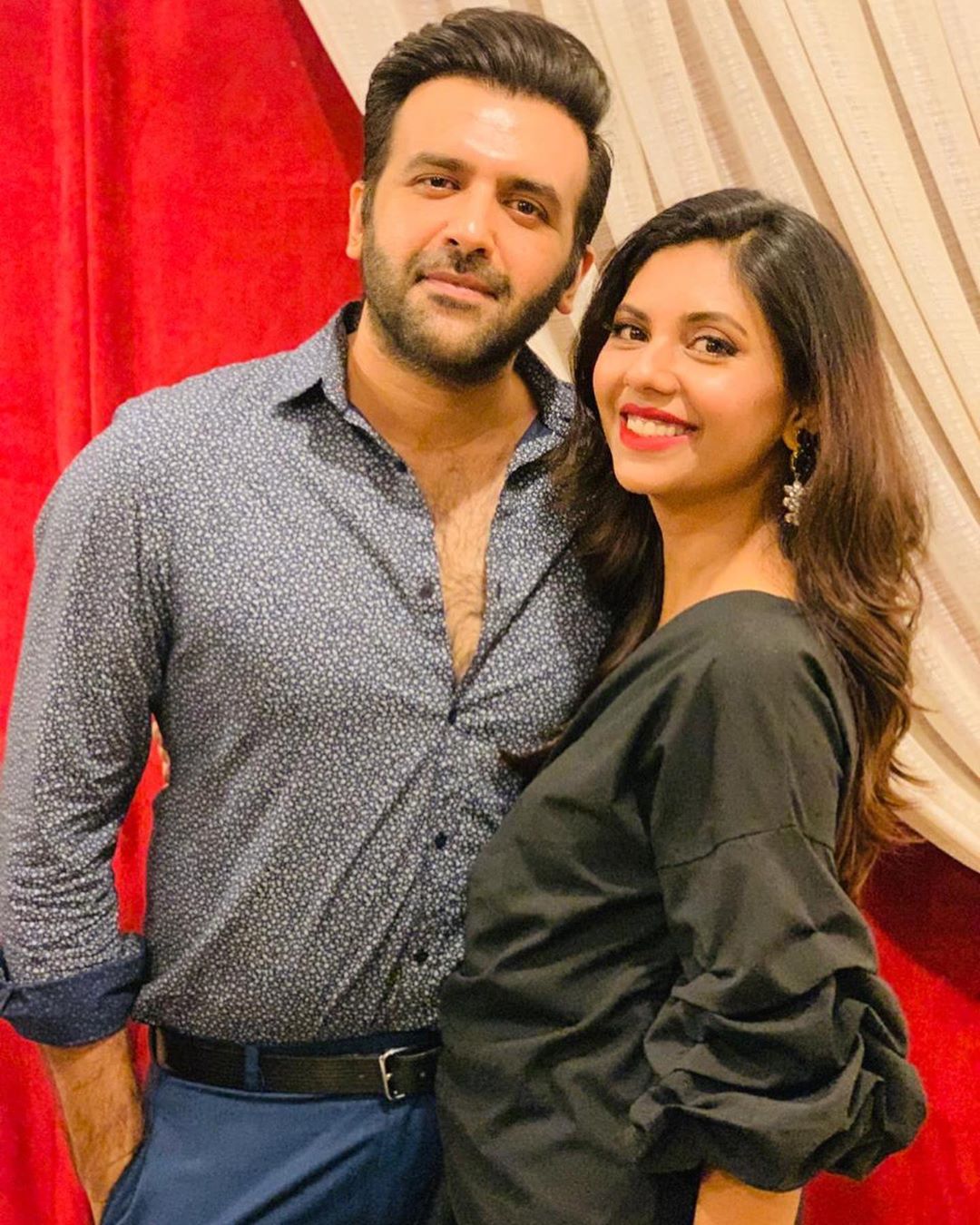 Sunita Marshal with Husband Hassan Ahmed Spotted at a Birthday Party