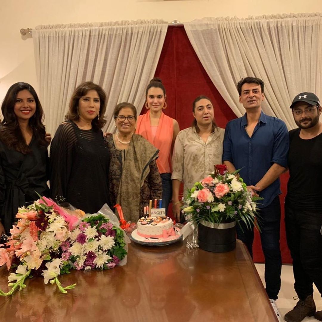 Sunita Marshal with Husband Hassan Ahmed Spotted at a Birthday Party