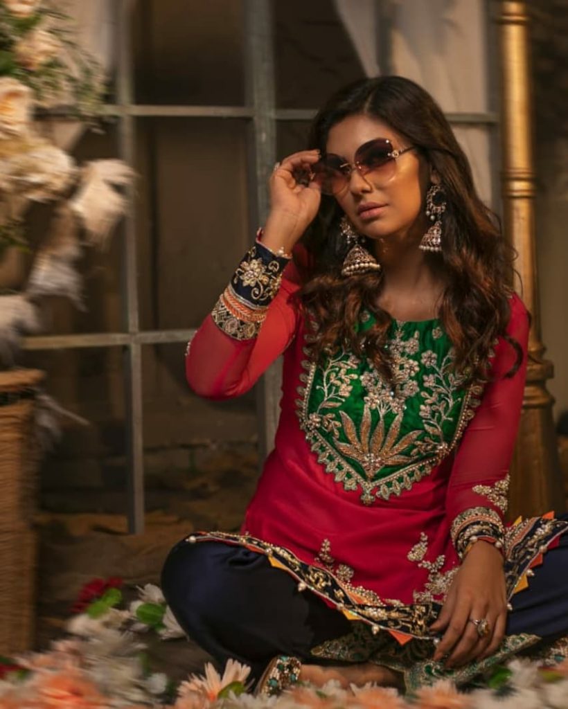 Sunita Marshall In Flora Extension Collection By Saira Noor