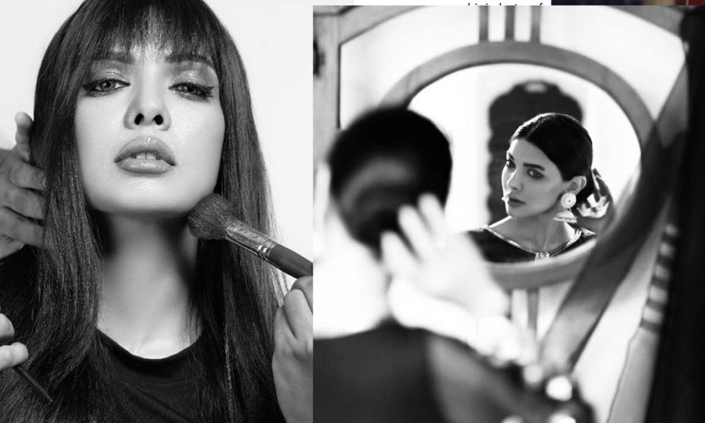 Exclusive Make-up Poses of Sara Loren