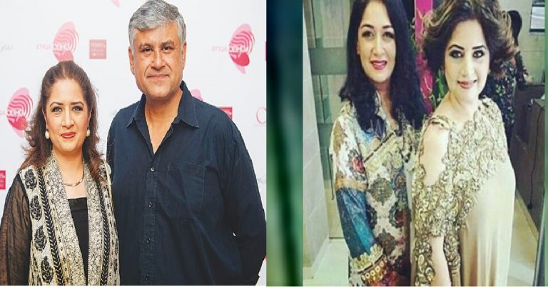 Latest Pictures of Atiqa Odho with Her Daughters ad Husband