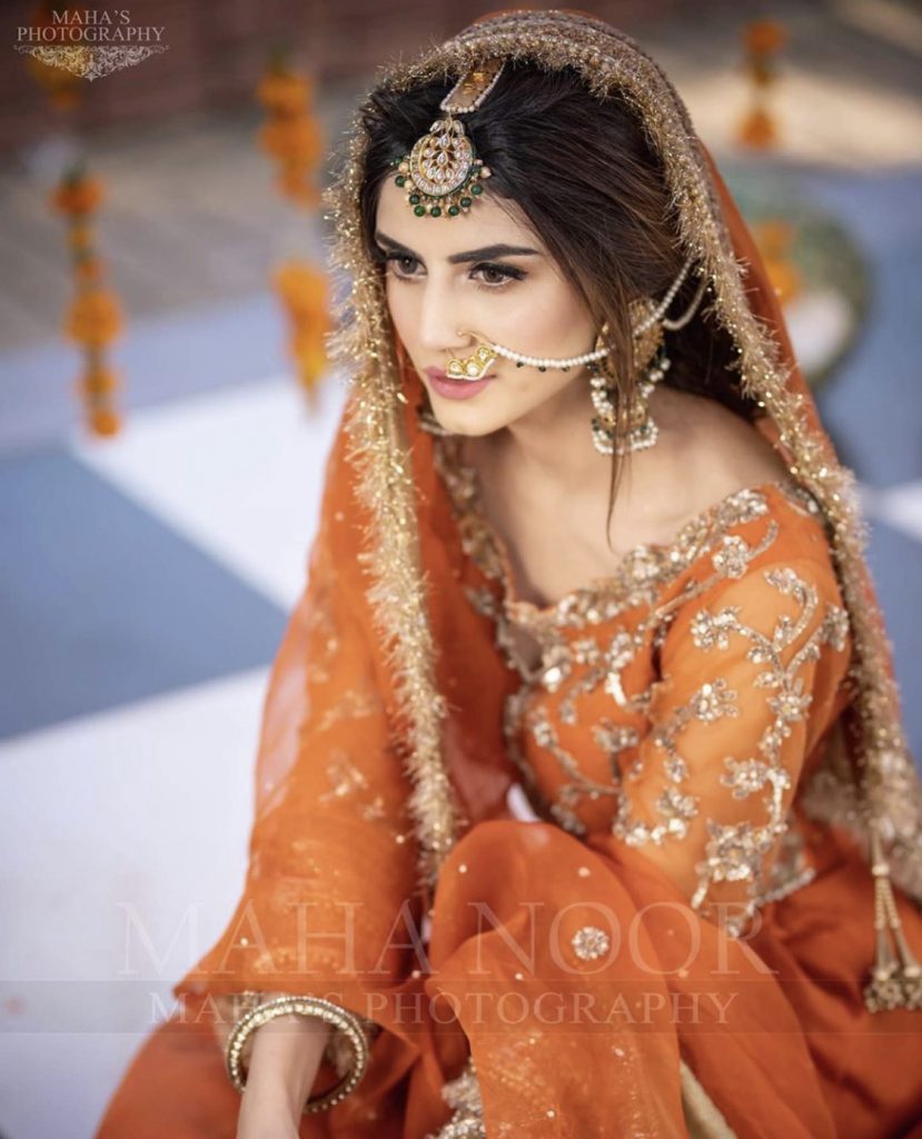 Stunning Bridal Pictures Of Zubab Rana For Faiza Salon