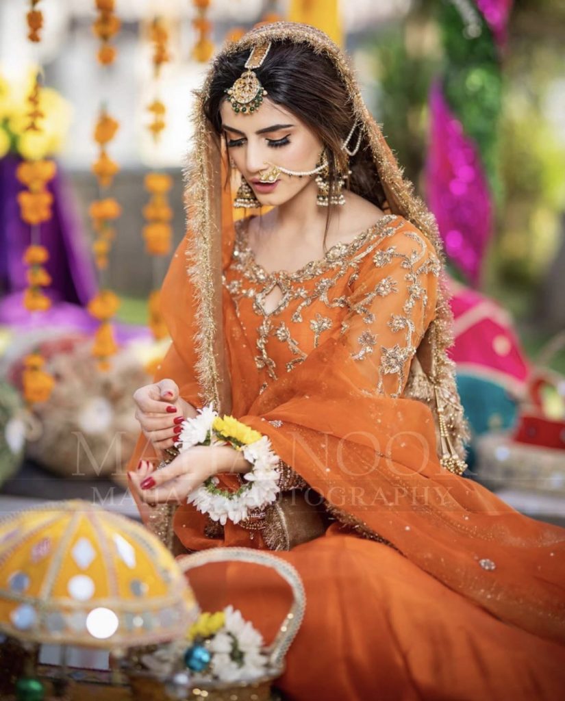 Stunning Bridal Pictures Of Zubab Rana For Faiza Salon