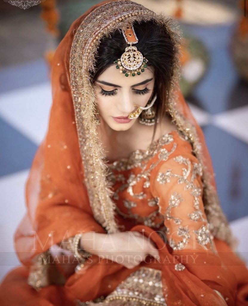 Stunning Bridal Pictures Of Zubab Rana For Faiza Salon