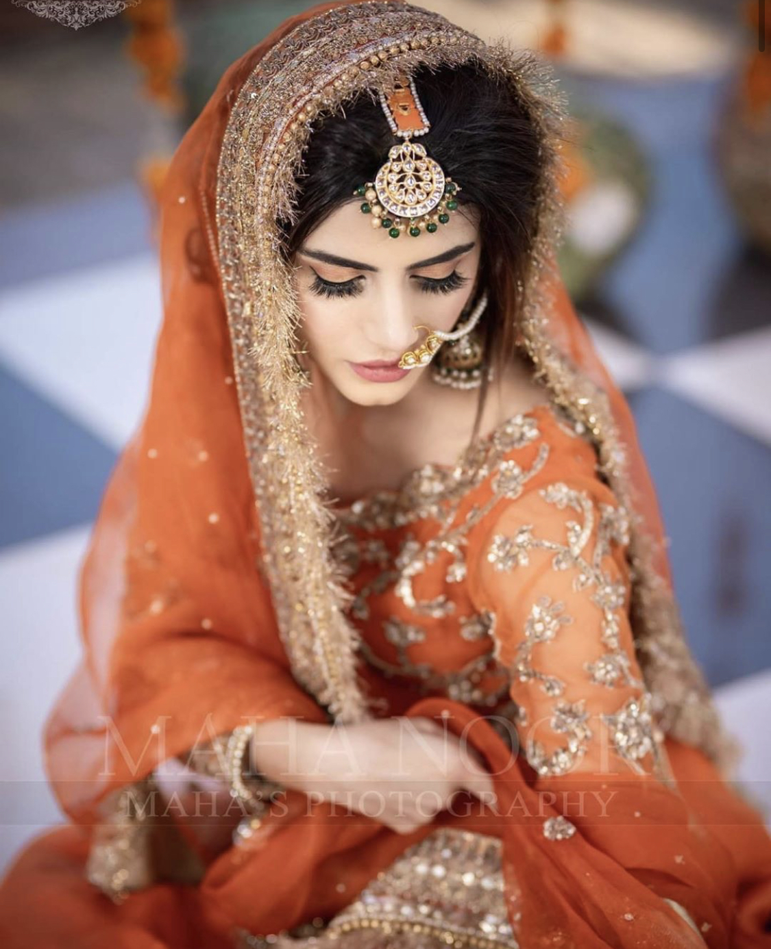 Stunning Bridal Pictures Of Zubab Rana For Faiza Salon Reviewit Pk