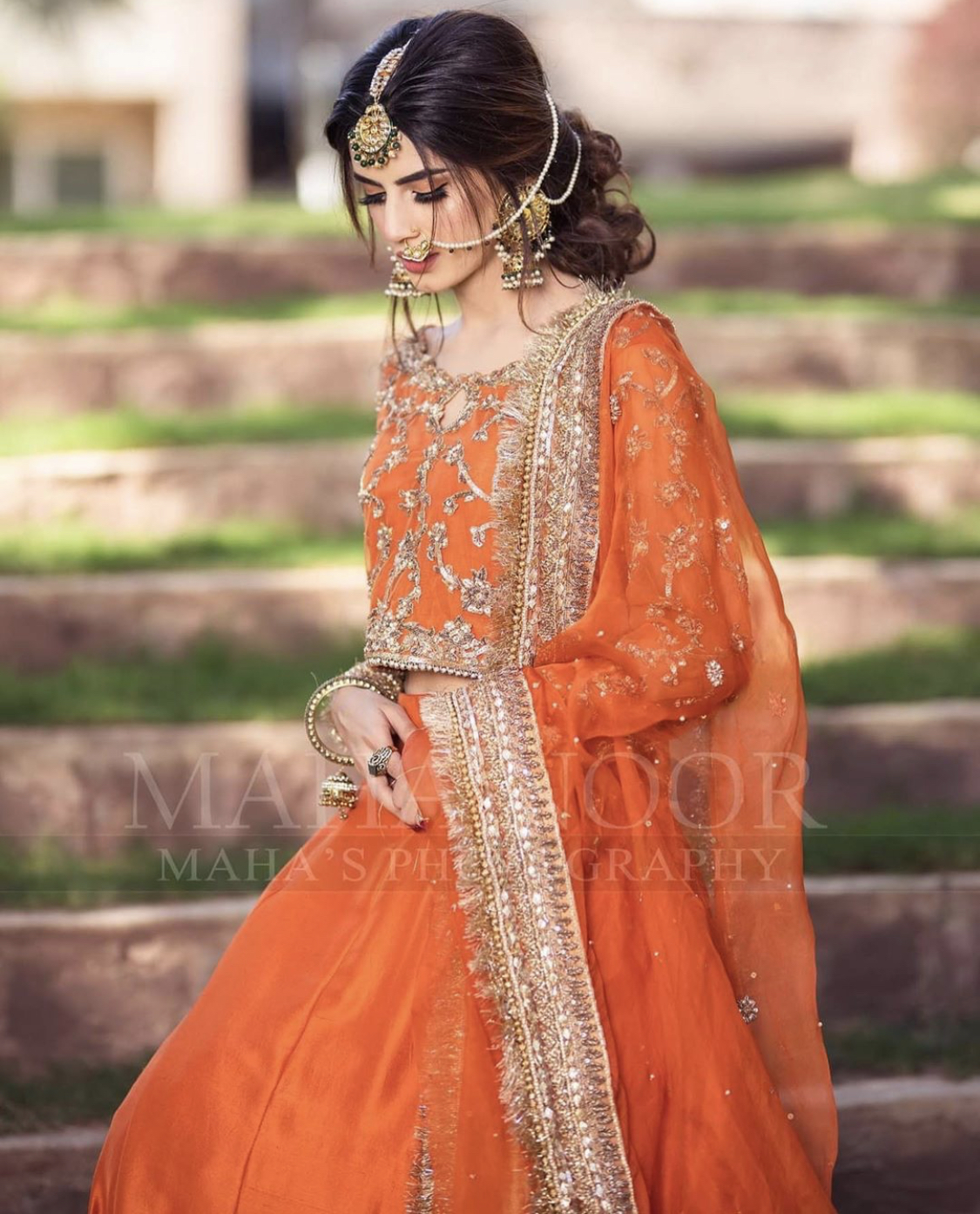 Stunning Bridal Pictures Of Zubab Rana For Faiza Salon Reviewit Pk