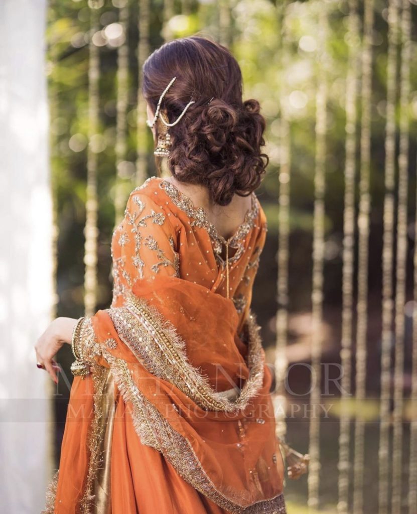 Stunning Bridal Pictures Of Zubab Rana For Faiza Salon