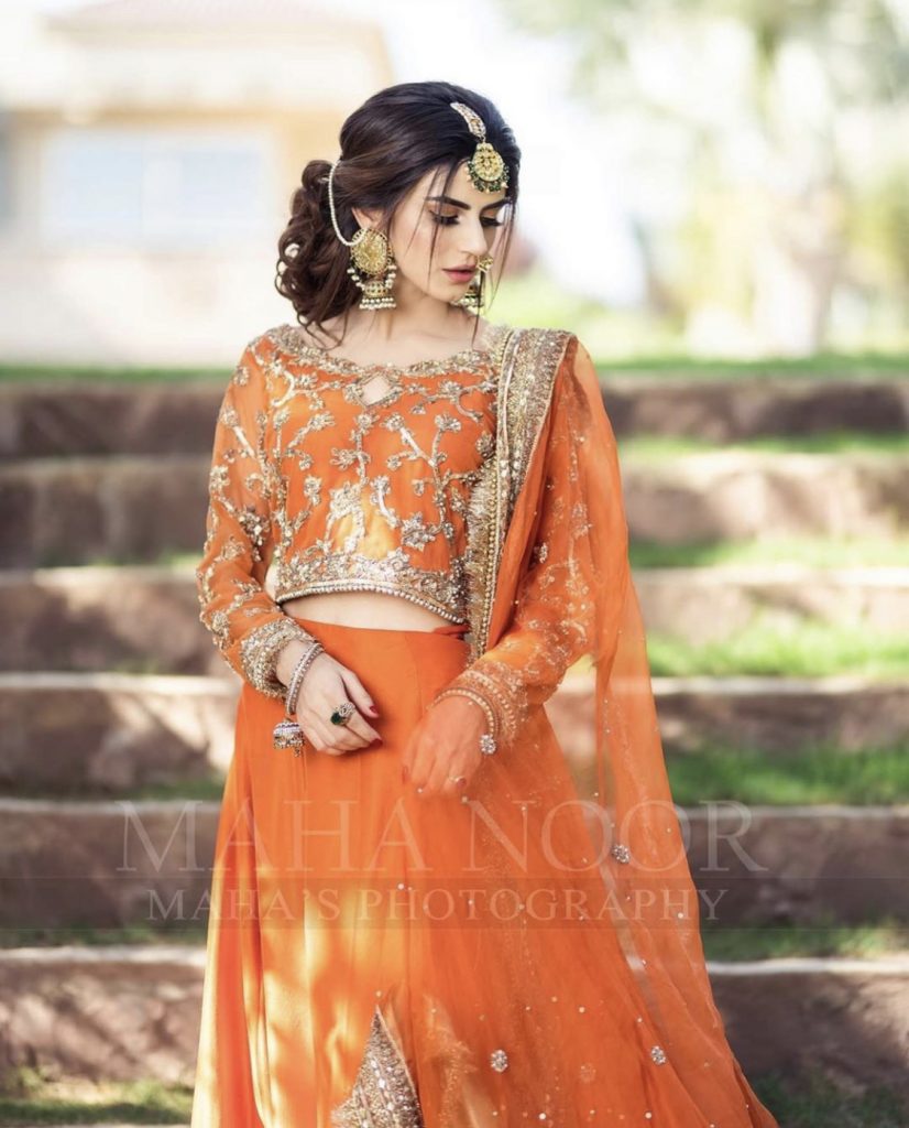 Stunning Bridal Pictures Of Zubab Rana For Faiza Salon