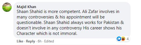 Public Reaction To Ali Zafars Appointment
