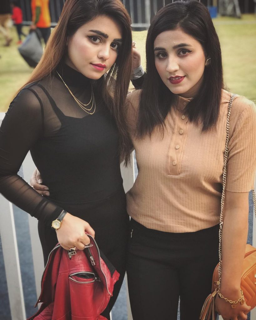 Actress Anumta Qureshi with her Sister Misbah