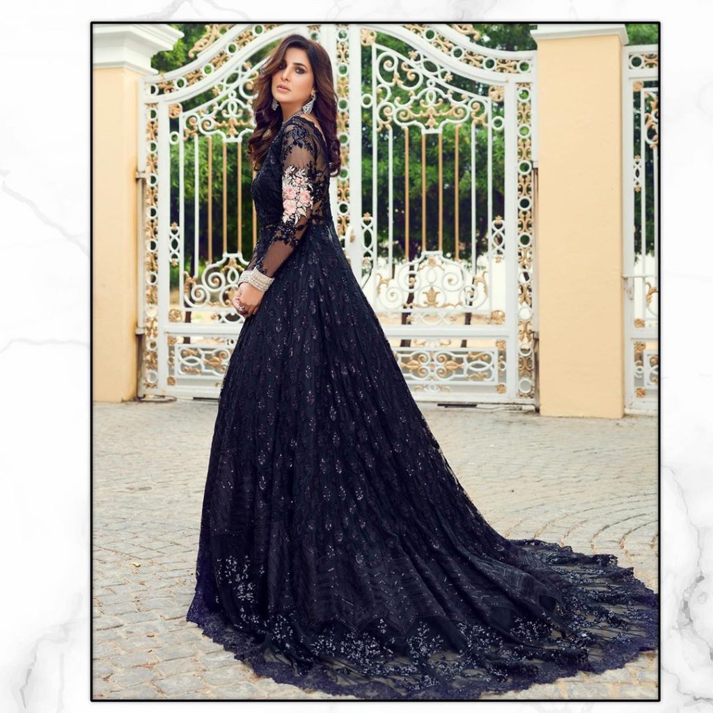 Glamorous Areeba Habib In Zainab Chottanis Latest Collection