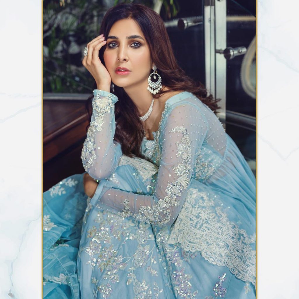 Glamorous Areeba Habib In Zainab Chottanis Latest Collection