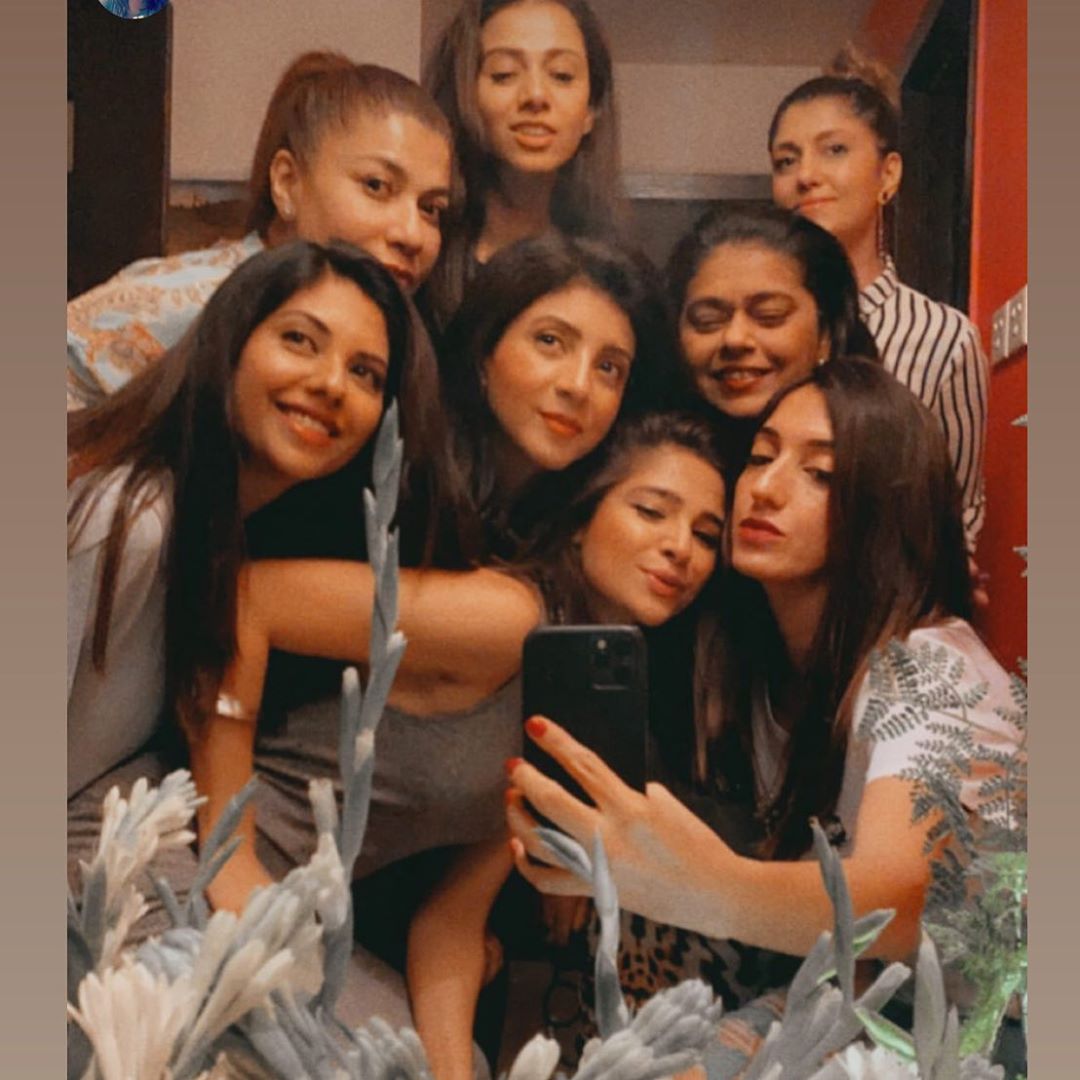 Ayesha Omar Celebrating her Birthday with her Friends